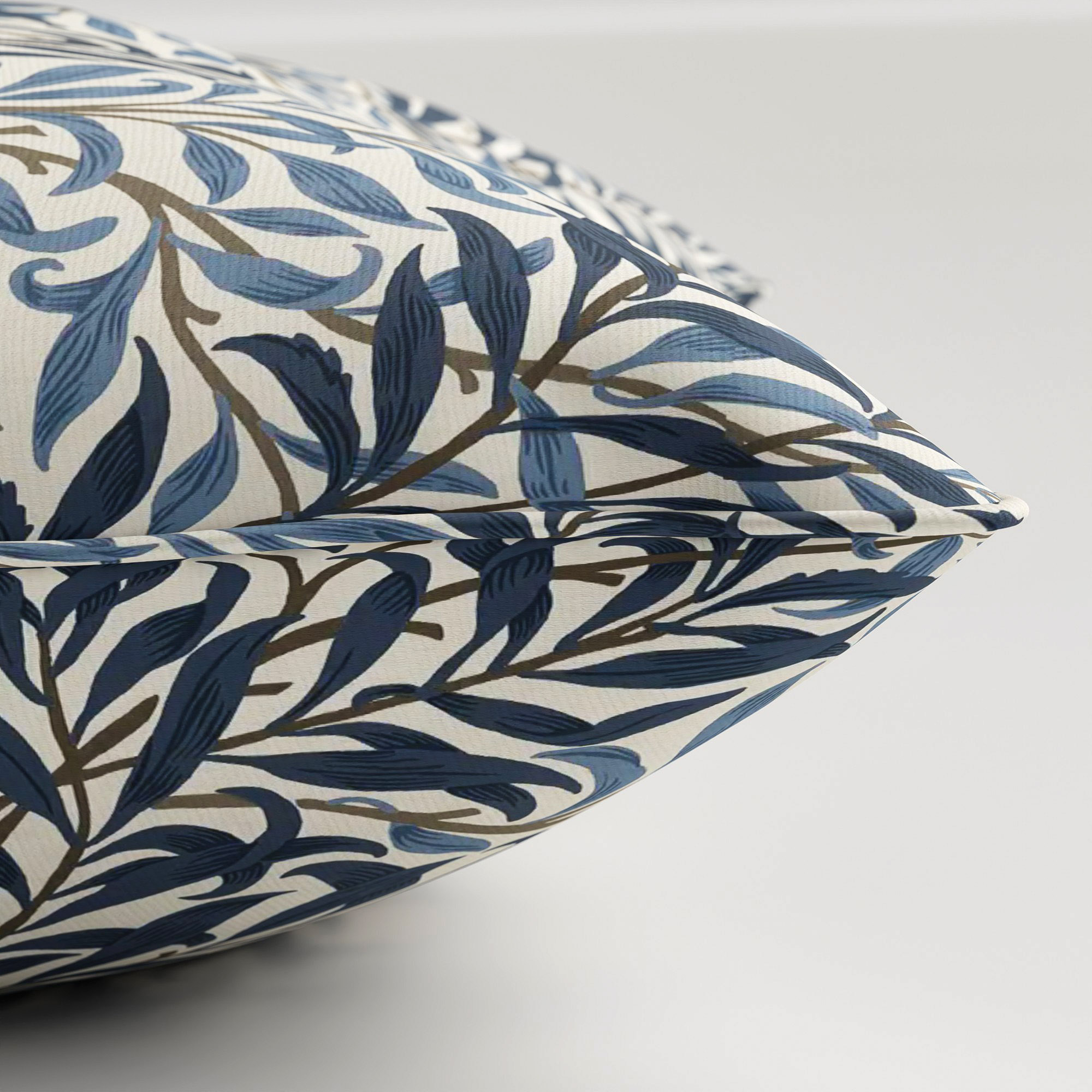 William Morris At Home Willow Bough Midnight Cushion - Image 4