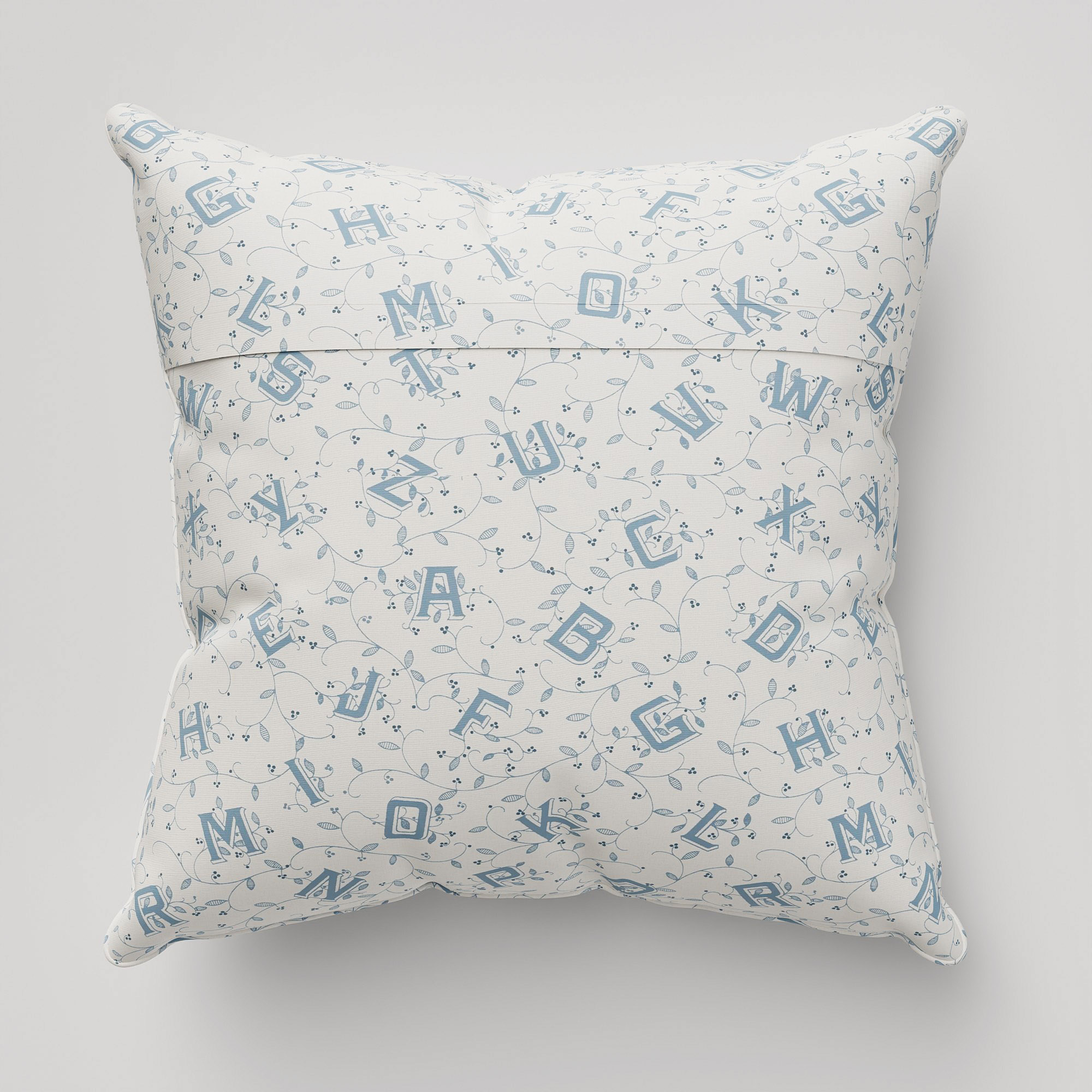 Laura Ashley A'hoy Alphabet Dark Seaspray Cushion - Image 5