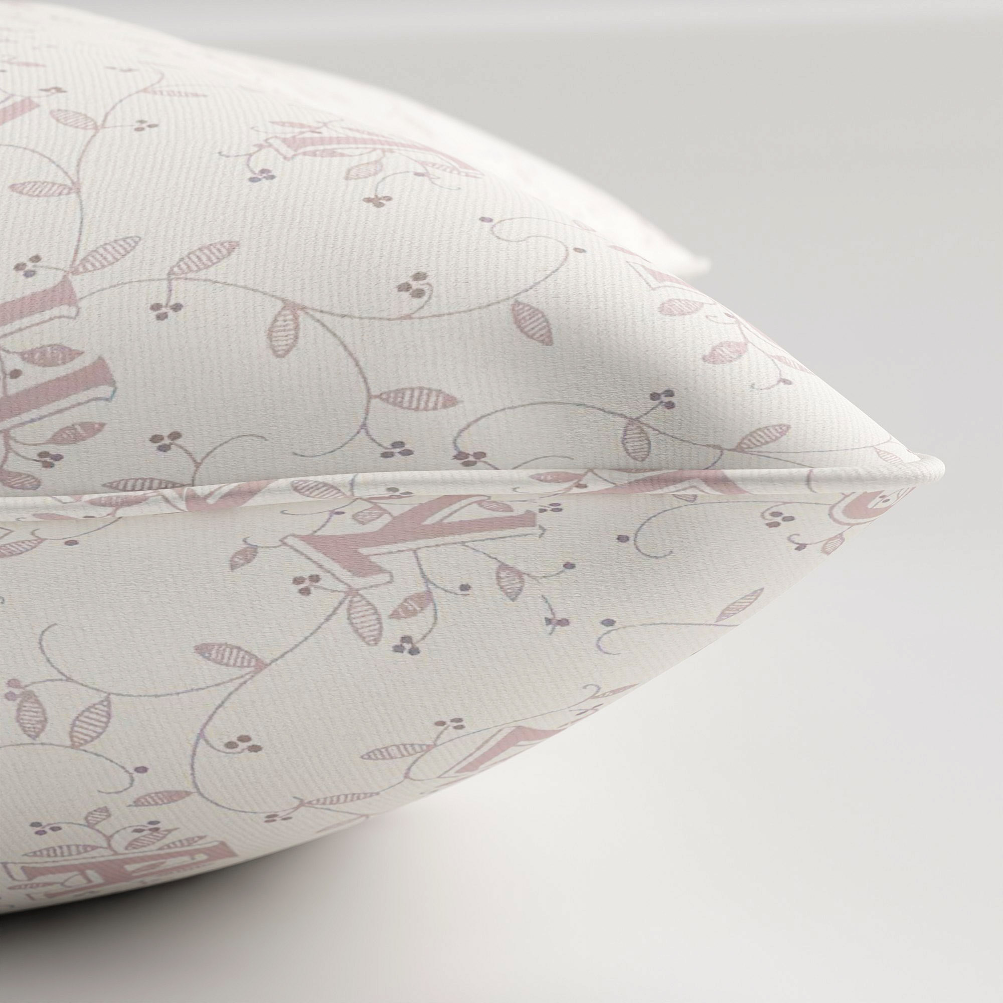 Laura Ashley A'hoy Alphabet Blush Cushion - Image 4