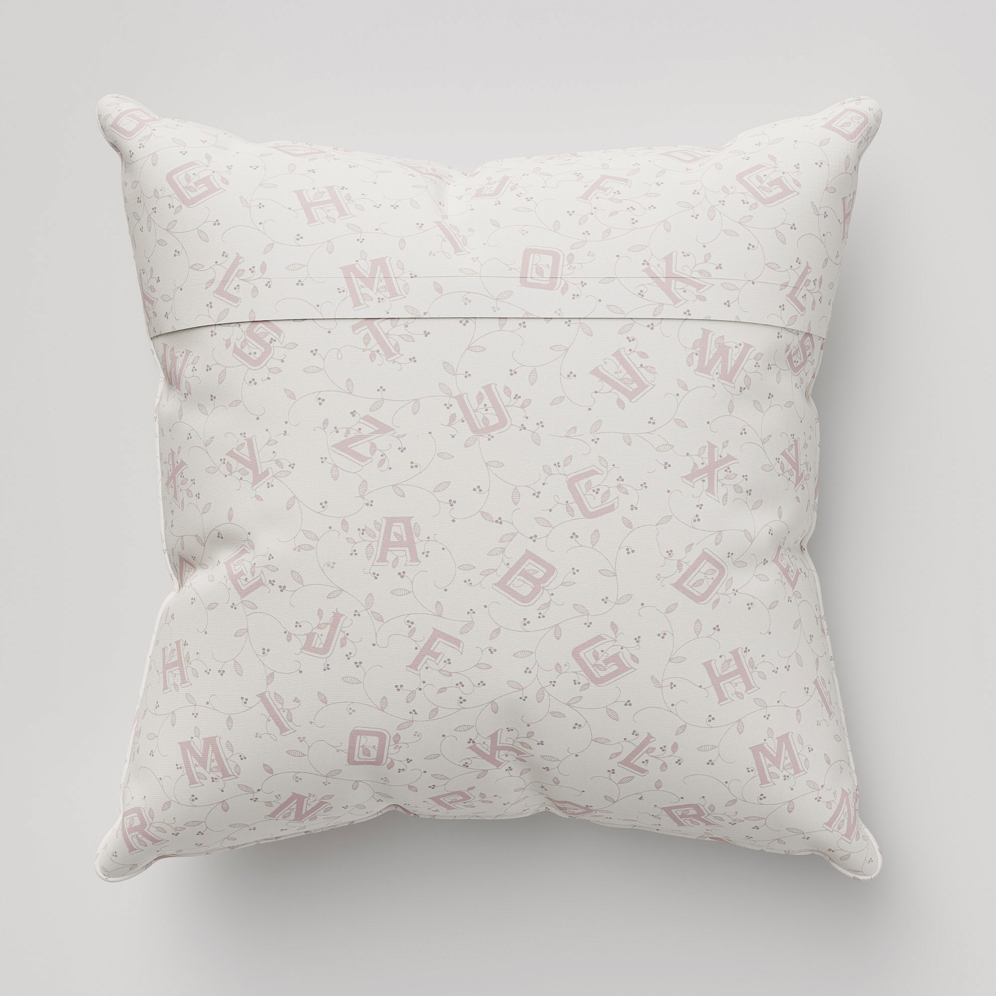 Laura Ashley A'hoy Alphabet Blush Cushion - Image 5