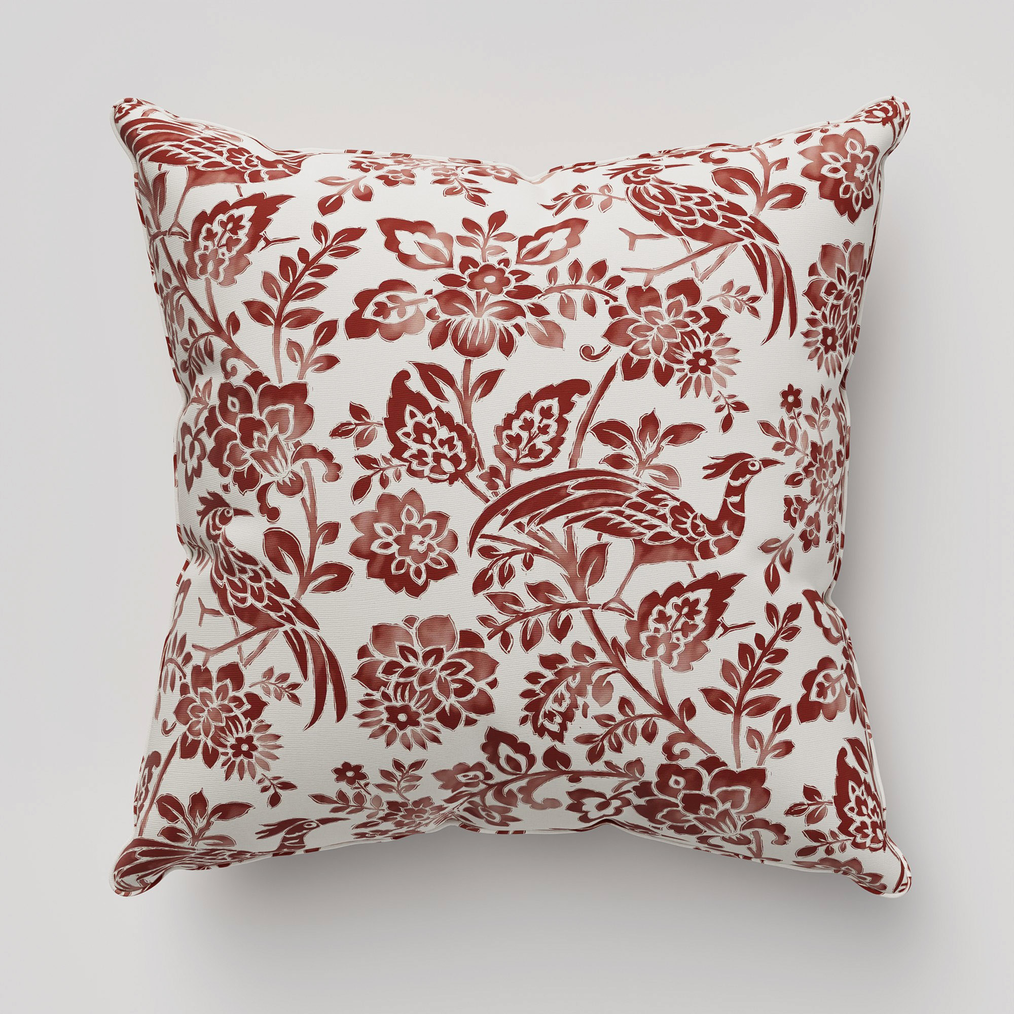 Laura Ashley Adain Palace Crimson Red Cushion - Image 2