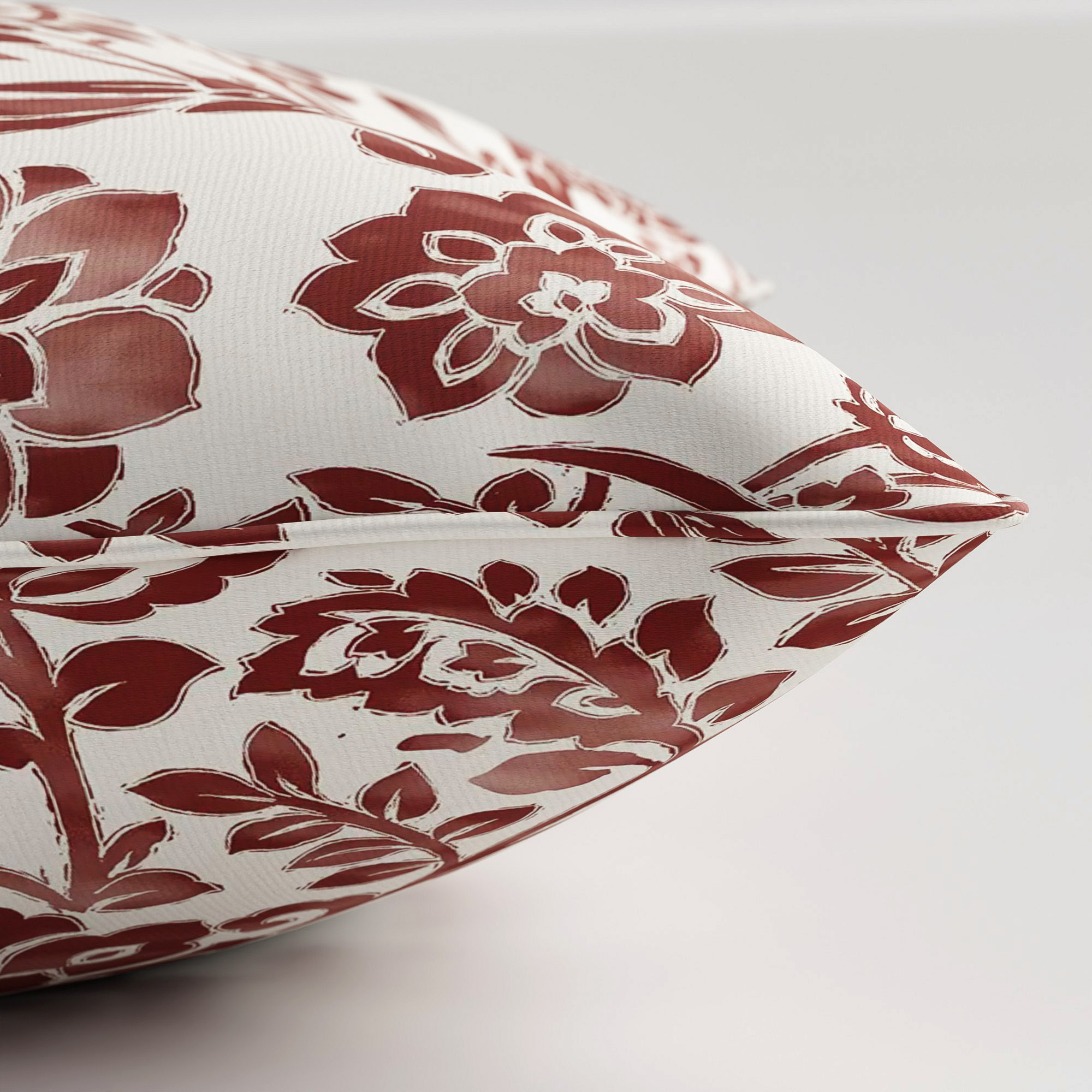 Laura Ashley Adain Palace Crimson Red Cushion - Image 4