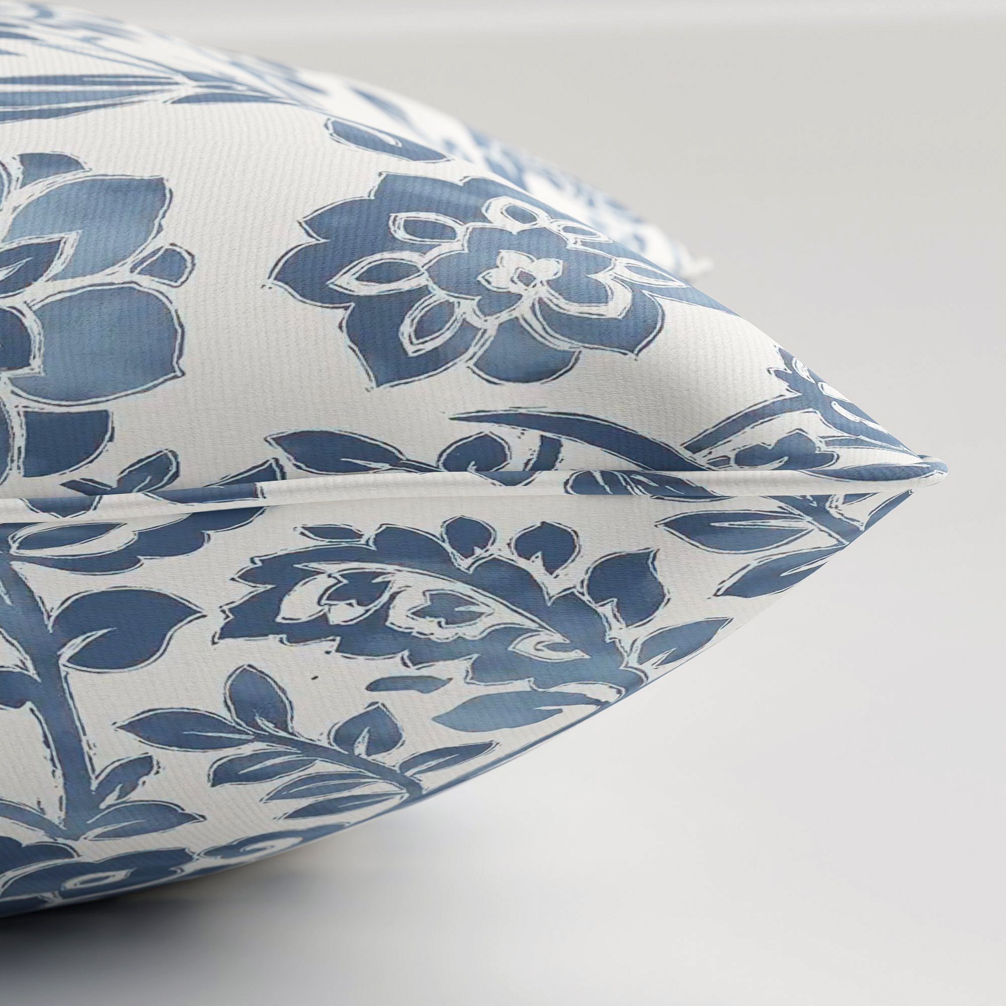 Laura Ashley Adain Palace Dark Seaspray Blue Cushion - Image 4