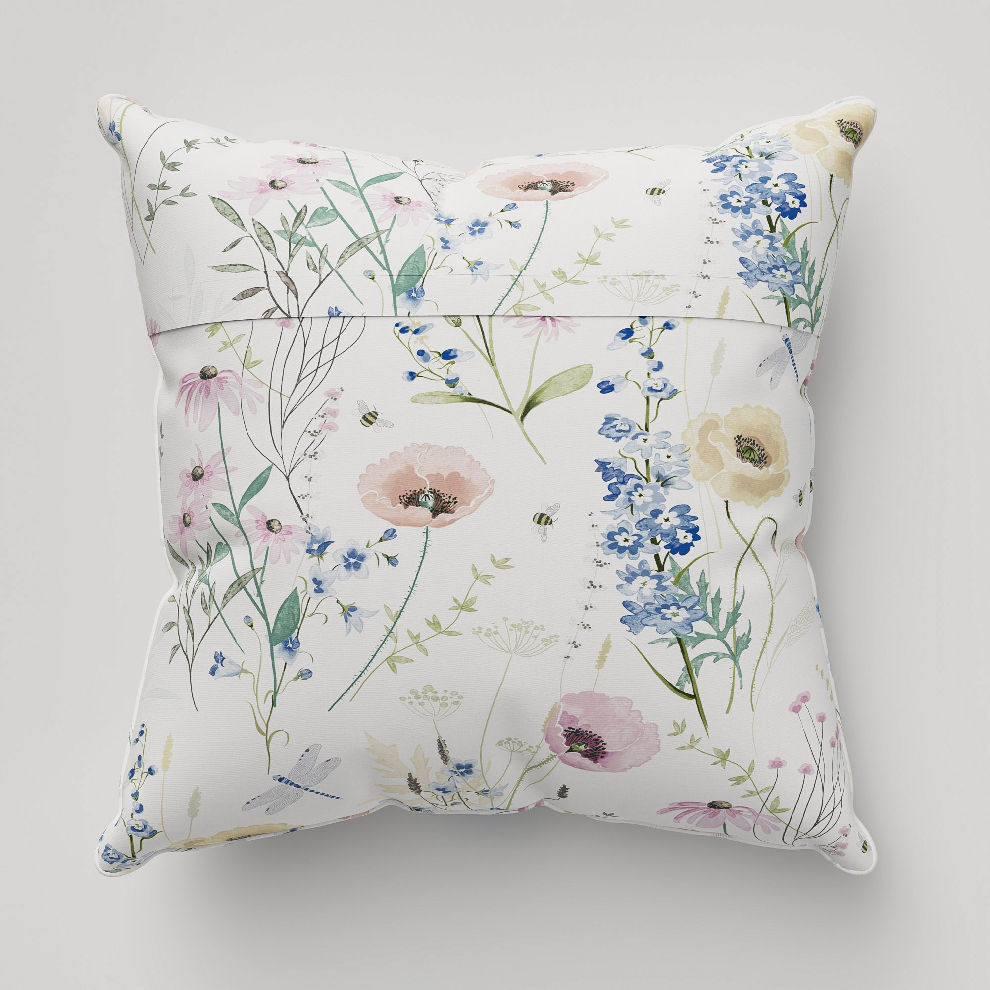 Laura Ashley Alford Meadow Delpinium Blue Cushion - Image 5