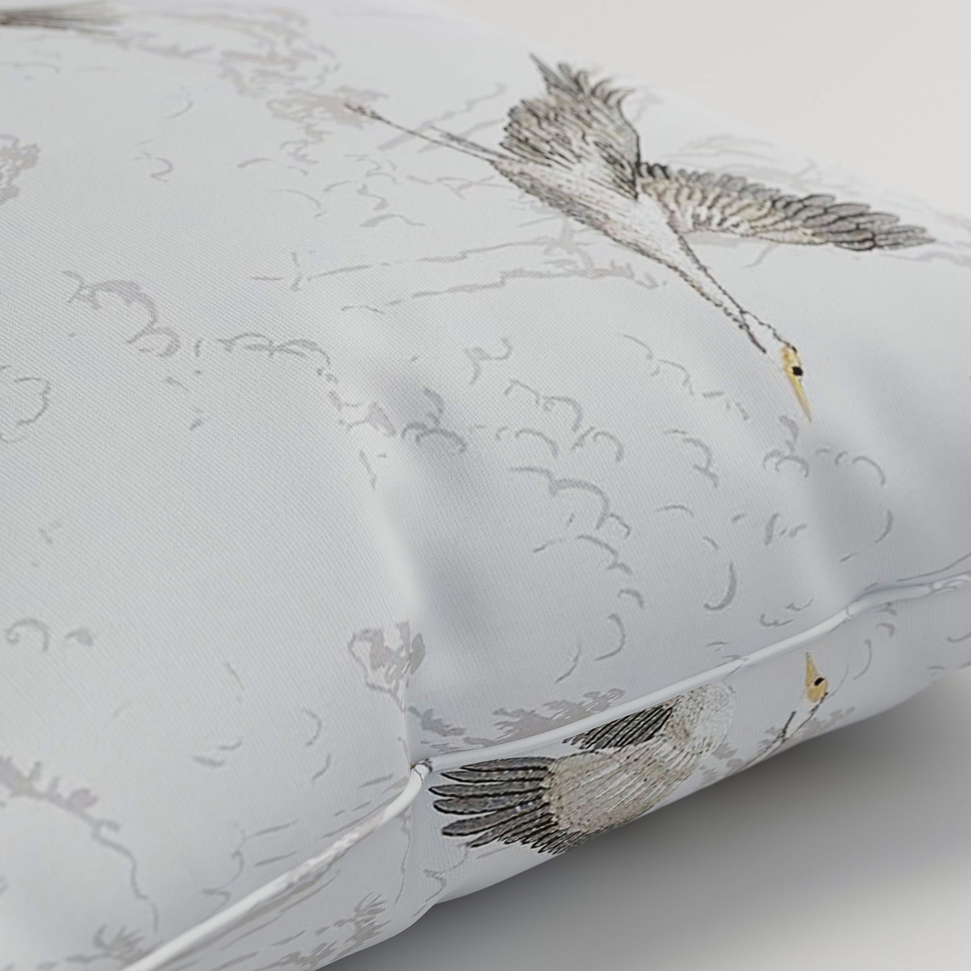 Laura Ashley Animalia Embroidered Silver Cushion - Image 3