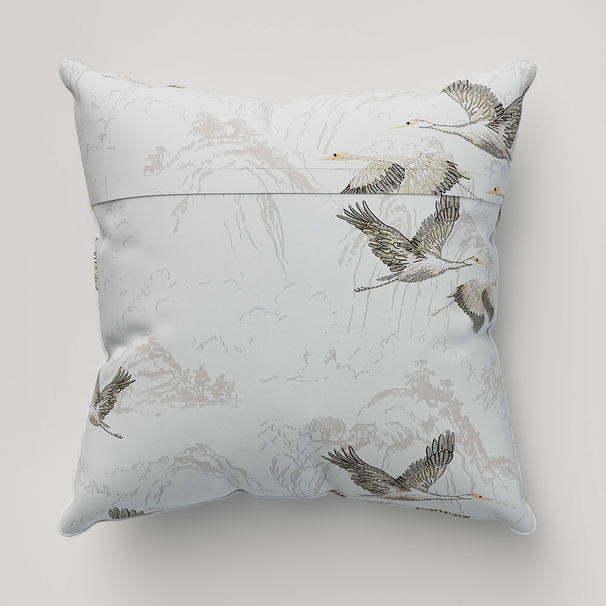 Laura Ashley Animalia Embroidered Silver Cushion - Image 5