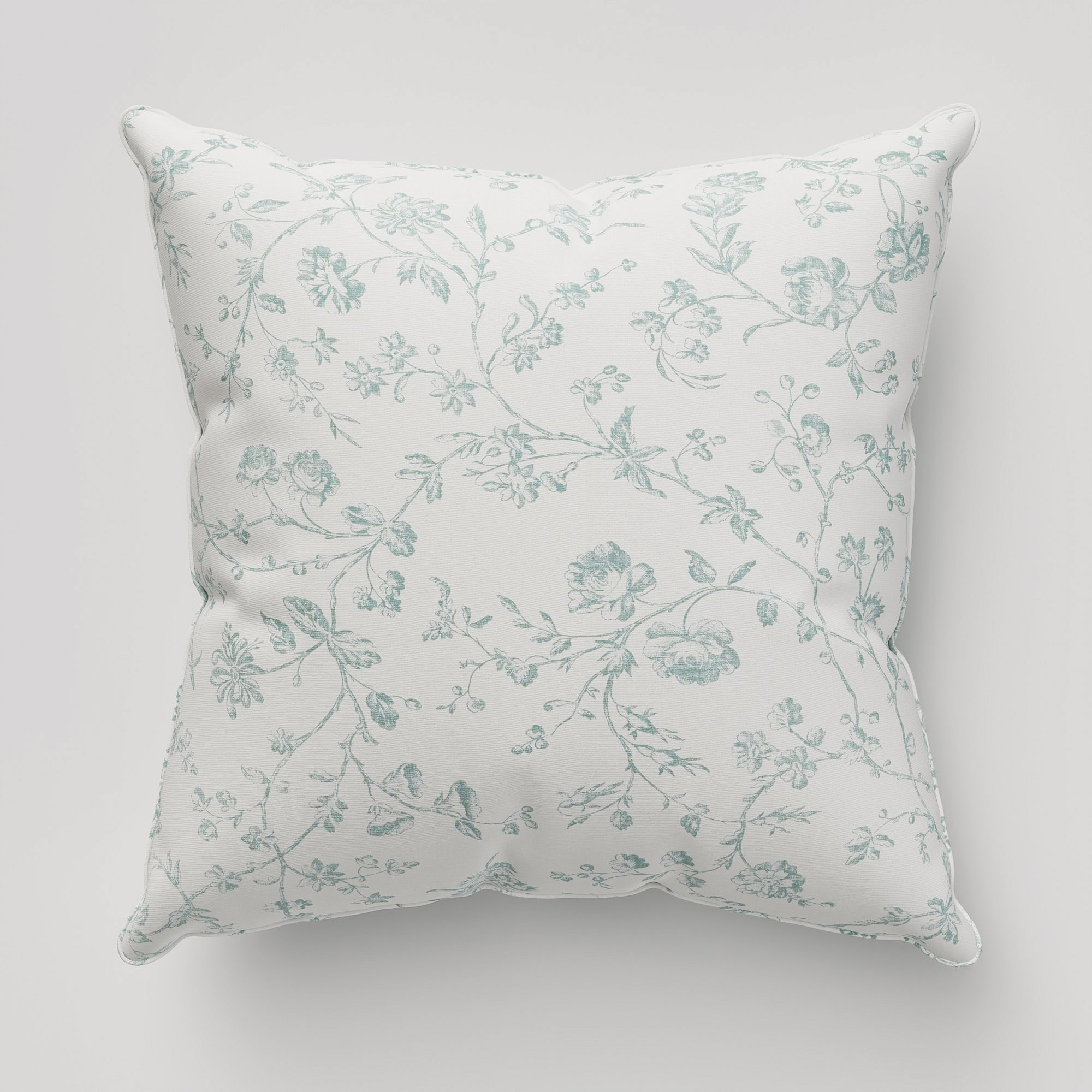 Laura Ashley Aria Eucalyptus Cushion - Image 2
