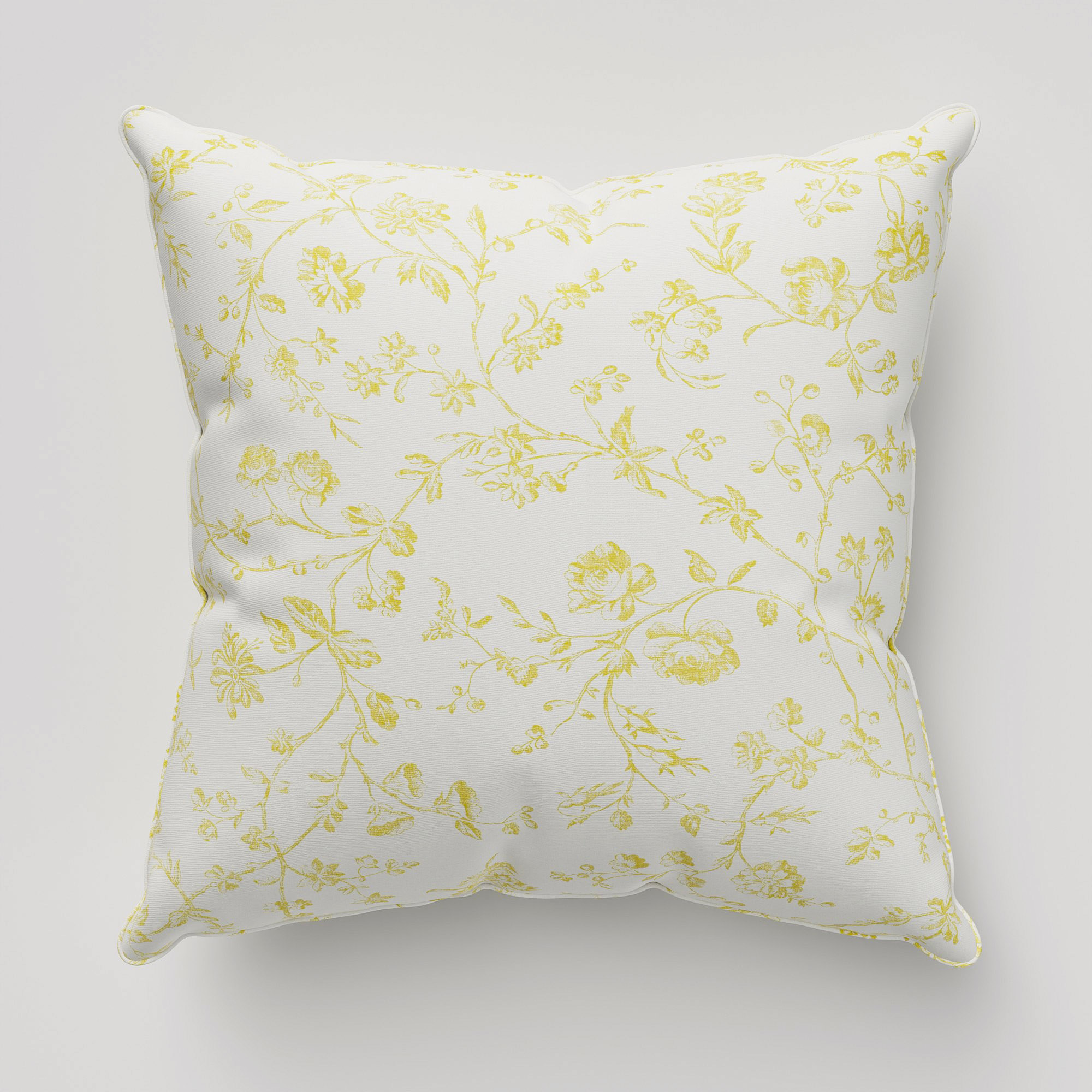 Laura Ashley Aria Ochre Cushion - Image 2