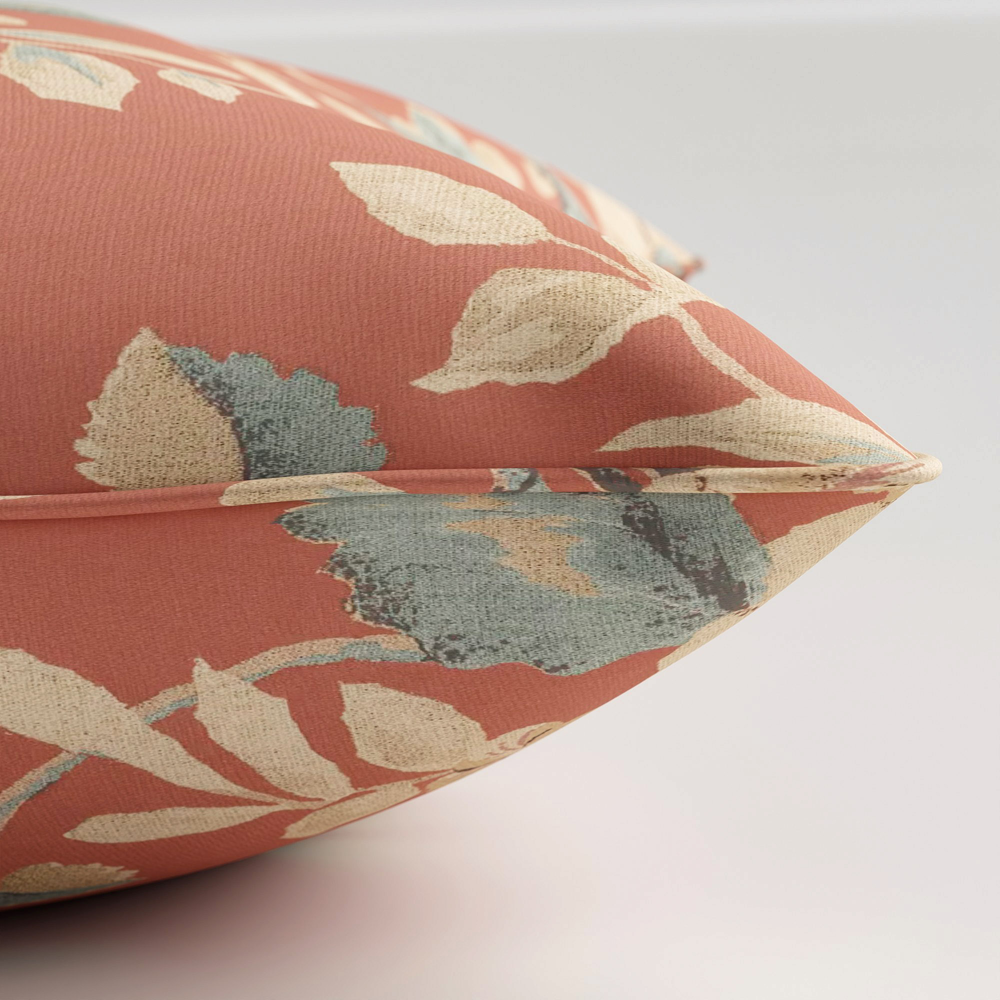 Laura Ashley Aylworth Trail Terracotta Orange Cushion - Image 4