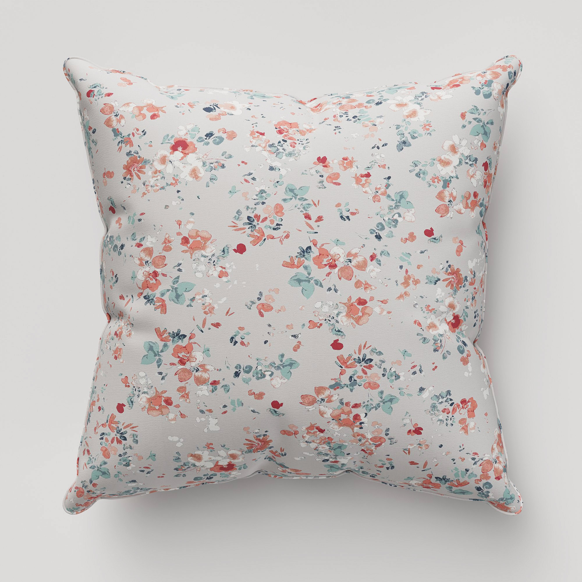 Laura Ashley Blossoms Pale Steel Cushion - Image 2