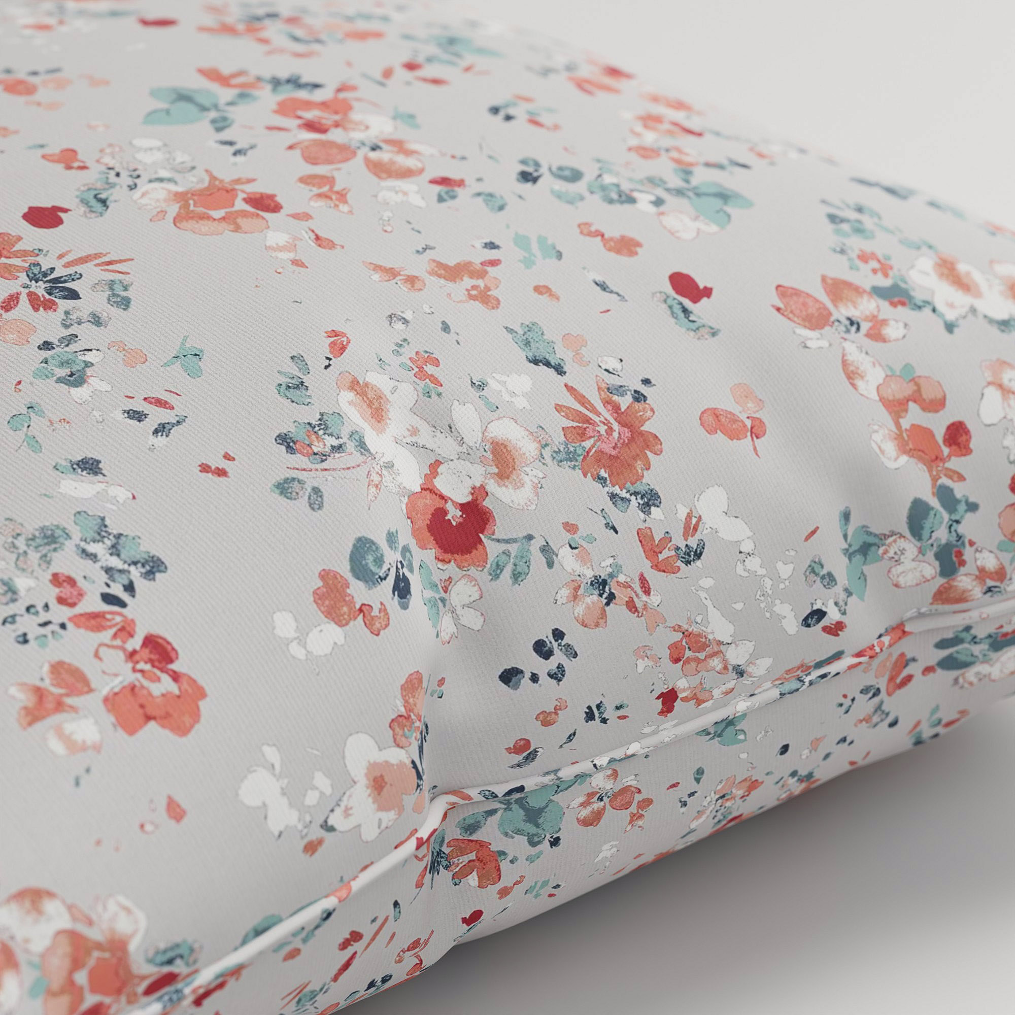Laura Ashley Blossoms Pale Steel Cushion - Image 3