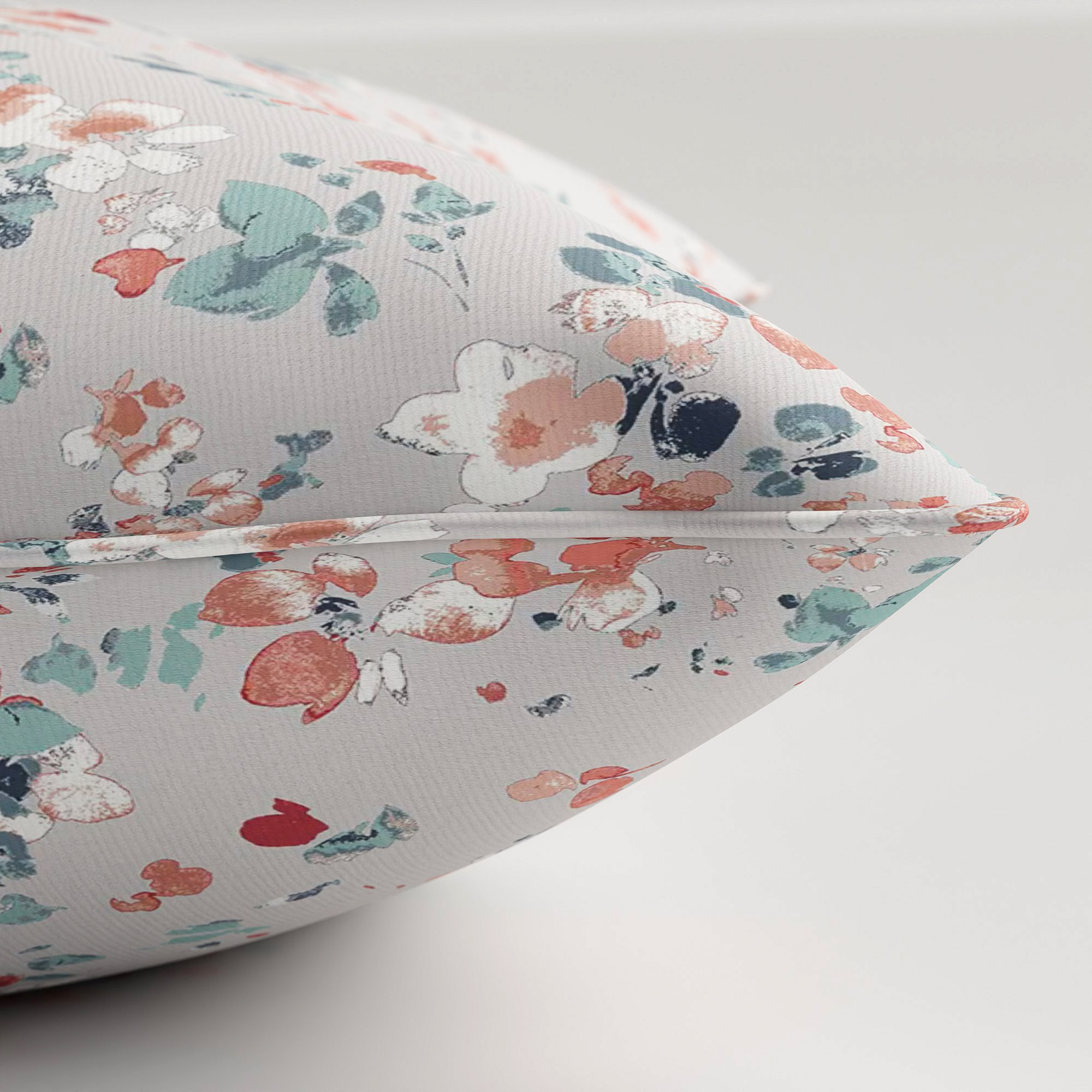 Laura Ashley Blossoms Pale Steel Cushion - Image 4