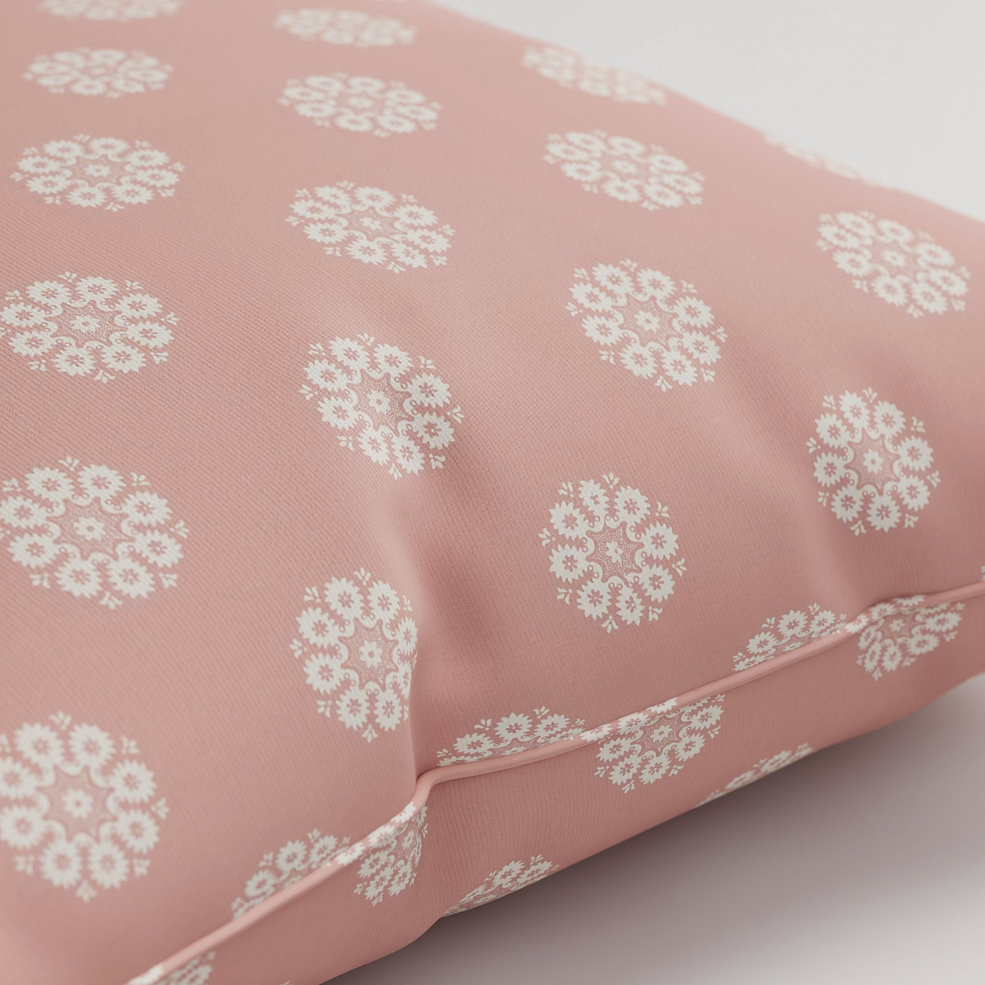 Laura Ashley Bonnie Chalk Pink Cushion - Image 3