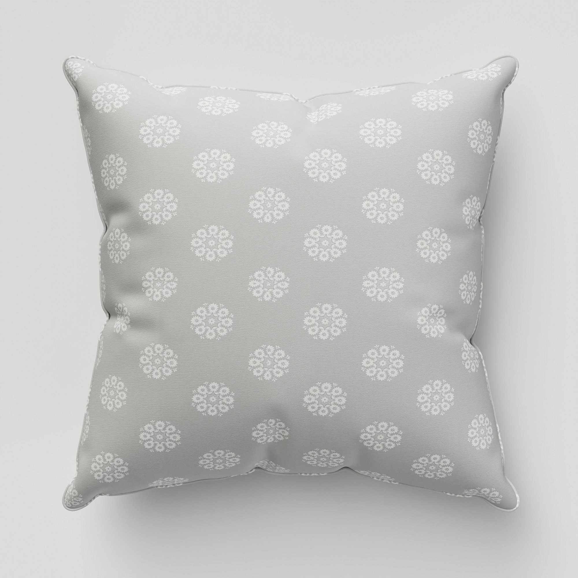 Laura Ashley Bonnie Silver Cushion - Image 2