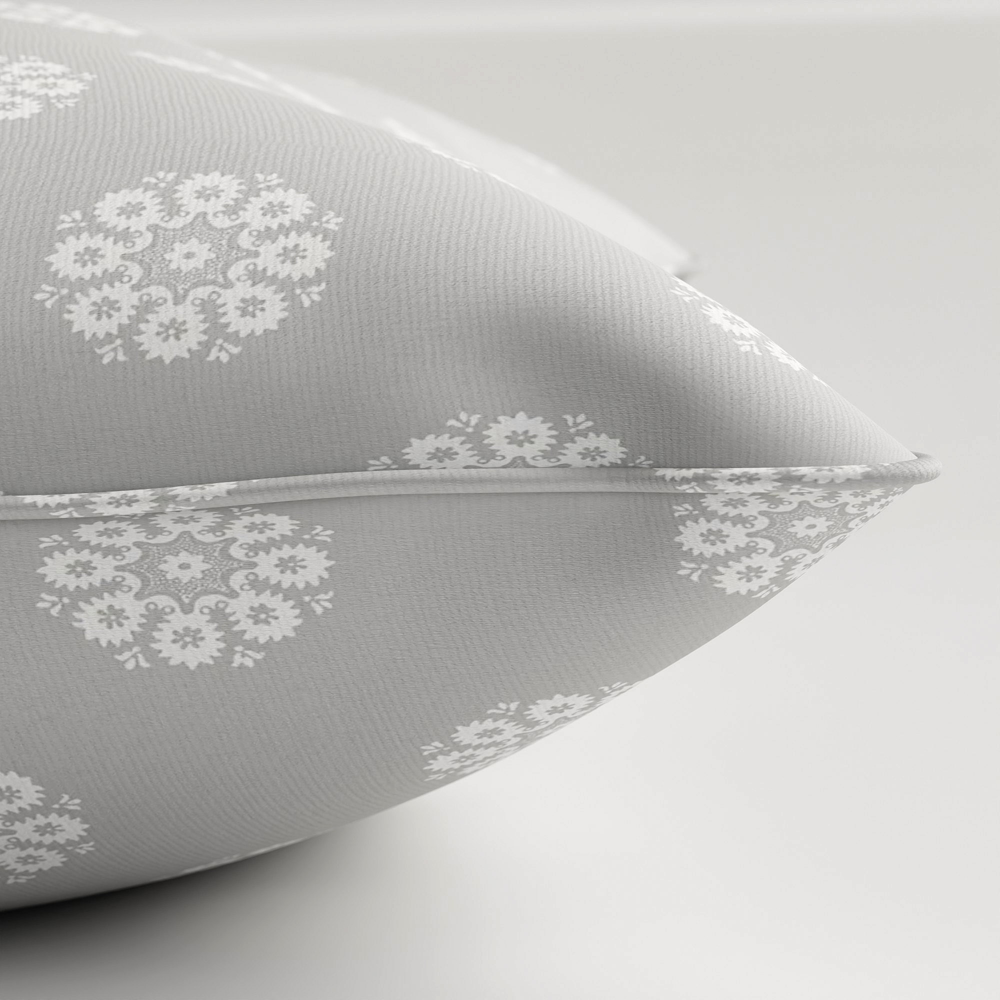 Laura Ashley Bonnie Silver Cushion - Image 4