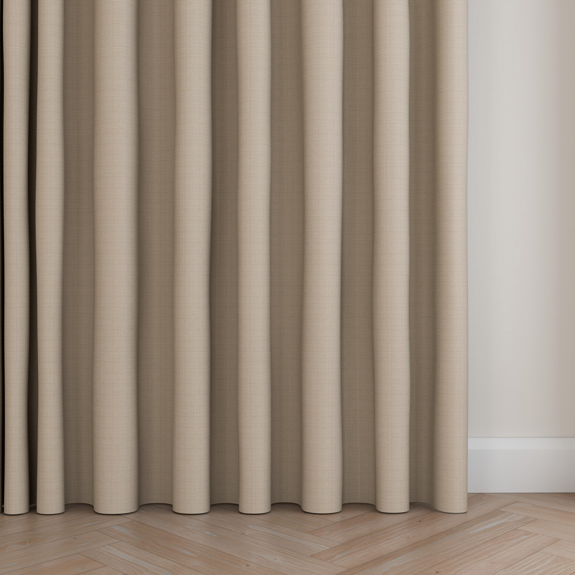 Cassatt Taupe Wave Curtain - Image 5
