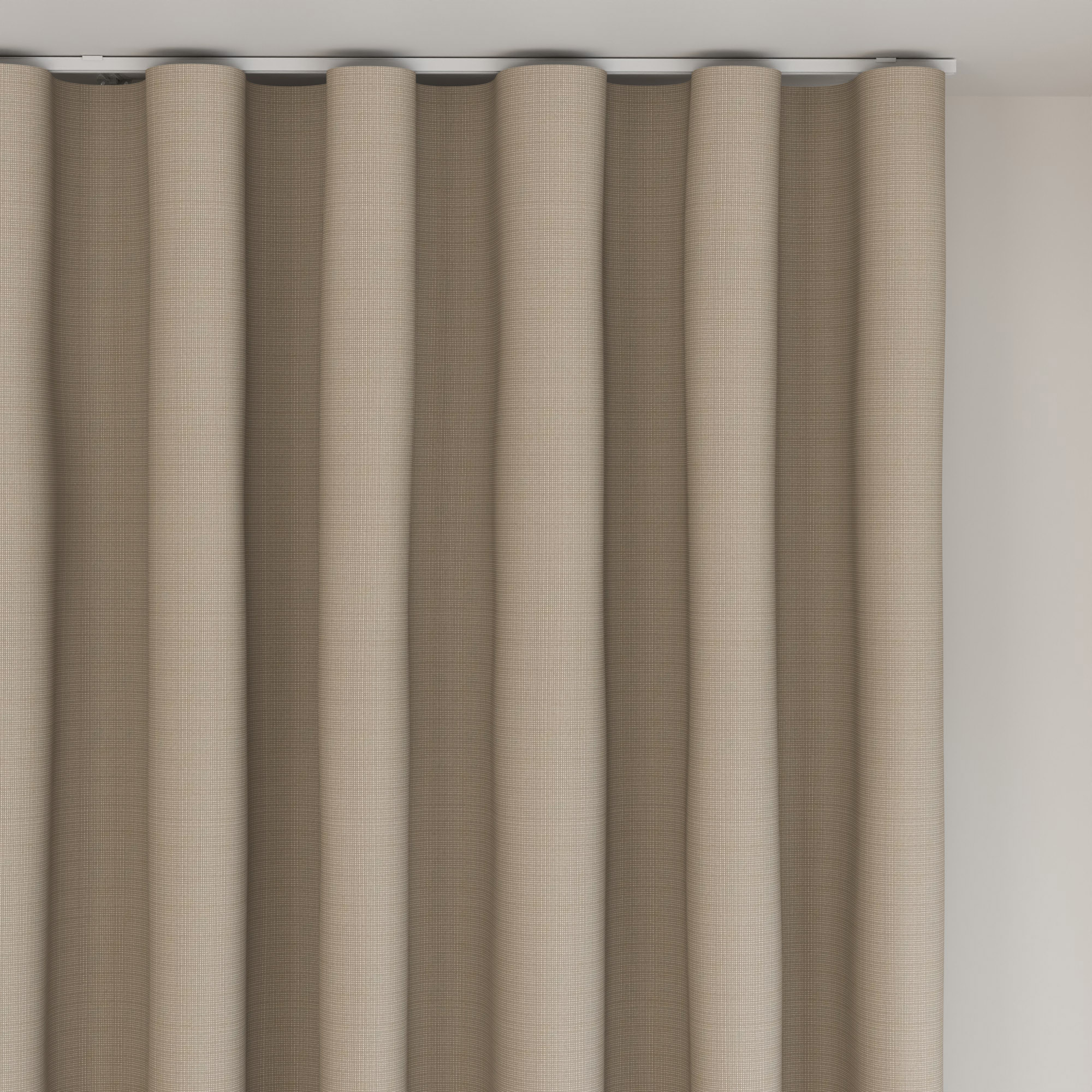 Cassatt Taupe Wave Curtain - Image 6